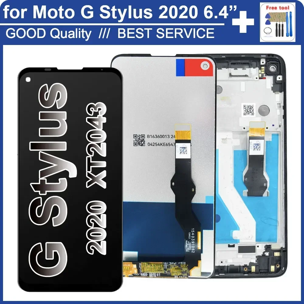 

New LCD for Motorola Moto G Stylus 2020 XT2043 LCD Display Touch Screen Assembly Replace for Moto G Stylus 2020 XT2043-1-3-4-5