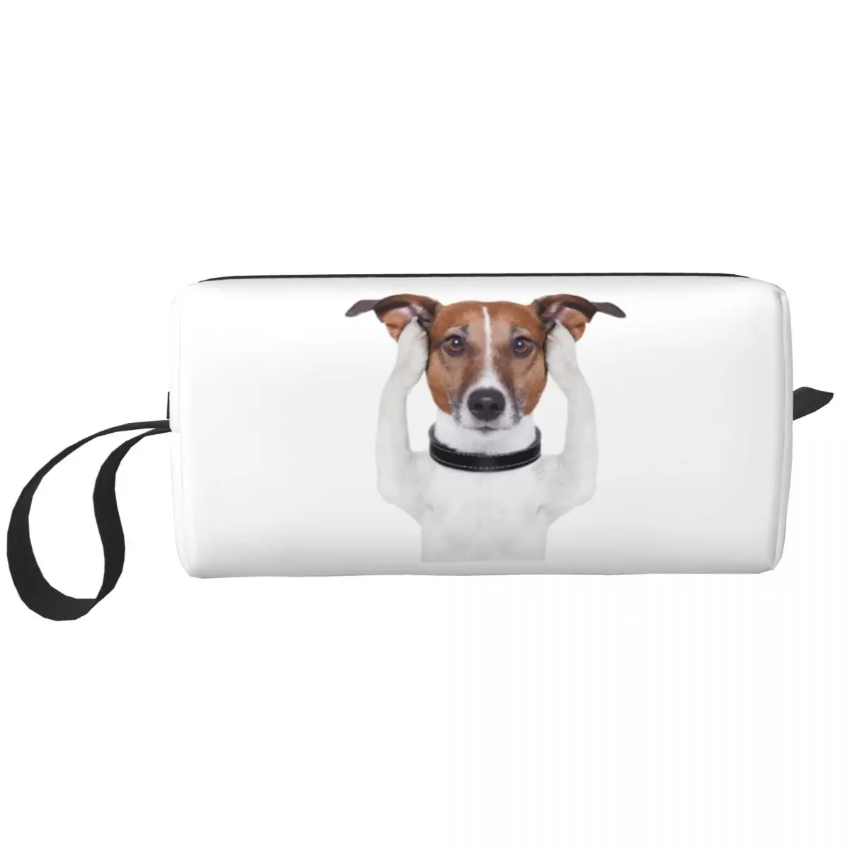 

Jack Russell Terrier Dog Funny Meme Cosmetic Bag Women Kawaii Big Capacity Pet Animal Makeup Case Beauty Storage Toiletry Bags