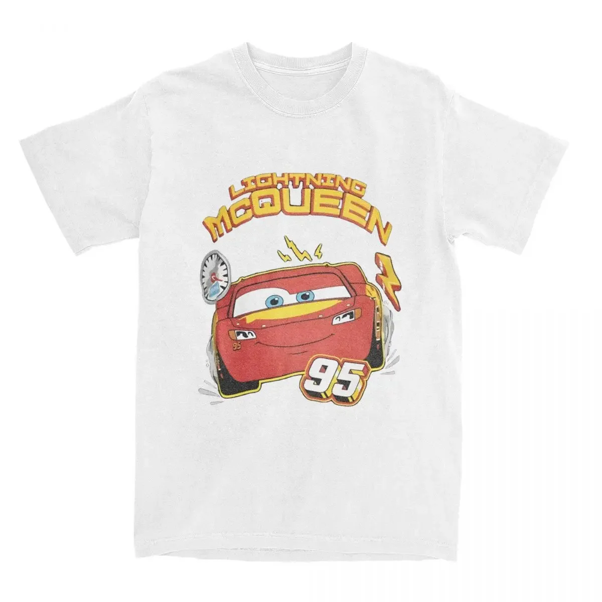 McQueen Car Power Shadow T Shirts Cute Summer Harajuku Stylish Men Women Hip Hop Cotton Vintage Printed Cartoon Cool Unisex Tops