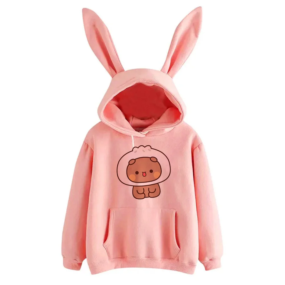 Cute Bubu Dudu hoodies kawaii fashion cartoon 2026 sudadera mujer long sleeve Female Sport Coat
