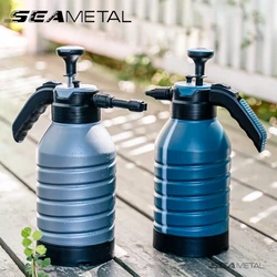 SEAMETAL 2L Car Wash Foam Sprayer Hand Pump Pneumatic Foam Cannon Snow Foam Car Wash Spray Bottle for Car Garden Home Cleaning