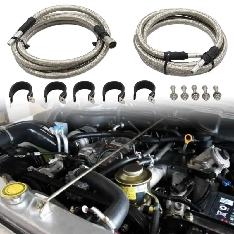 M76E-Kraftstoffleitungs-Ersatzset für den Full-Size-Pickup-Service 2004–2010, 2 Schlauchbaugruppen mit Montageteilen und – Detail 5