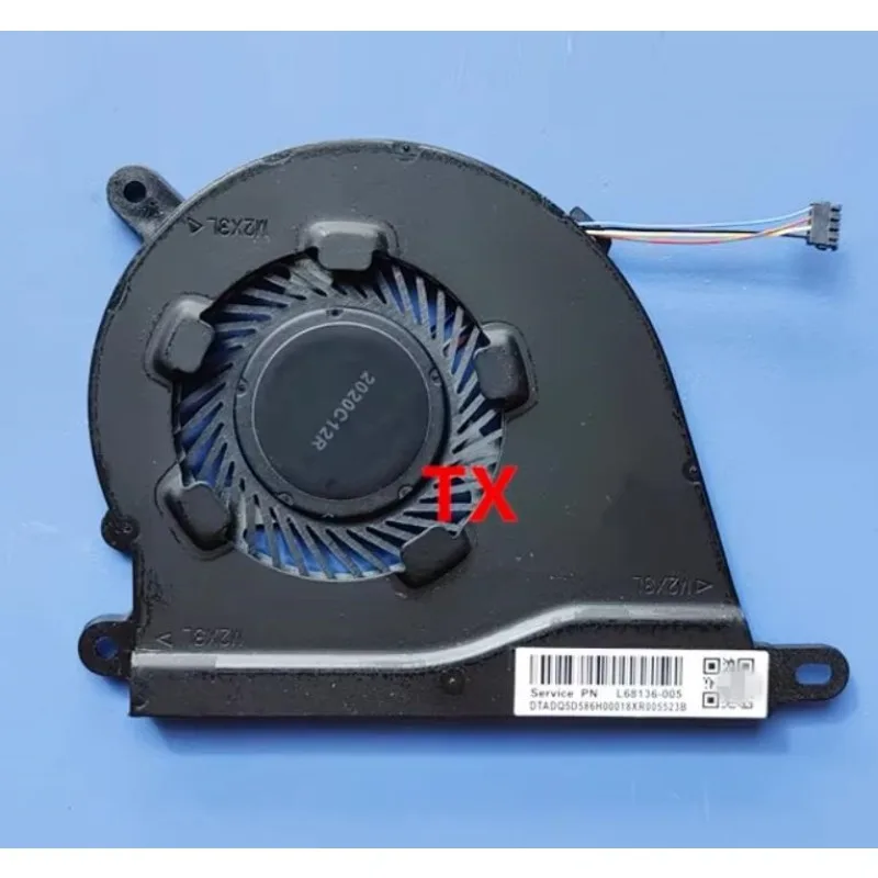 New CPU Cooler Fan for HP 15-DY 340S G7 14-DQ 15s-fq 15s-eq L68134-001 Cooling Fan