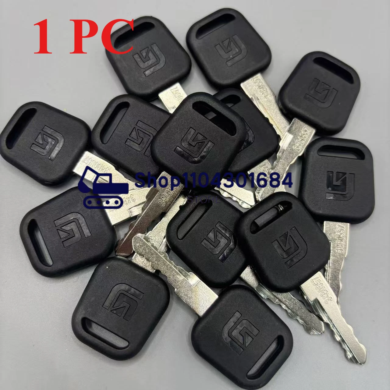 1PC 34B0557 Key For LIUGONG LG9055 9075 906/908/915/920/922/925C D E ignition  Excavator And Heavy Equipment Excavator Start Key
