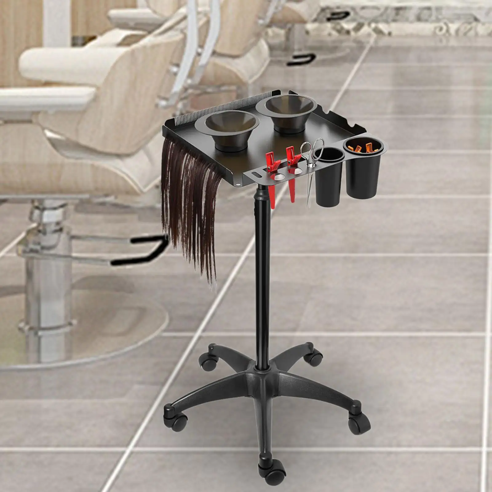 Salon Tray Cart Removable Salon Trolley Cart for Home Use Salon Hair Stylist