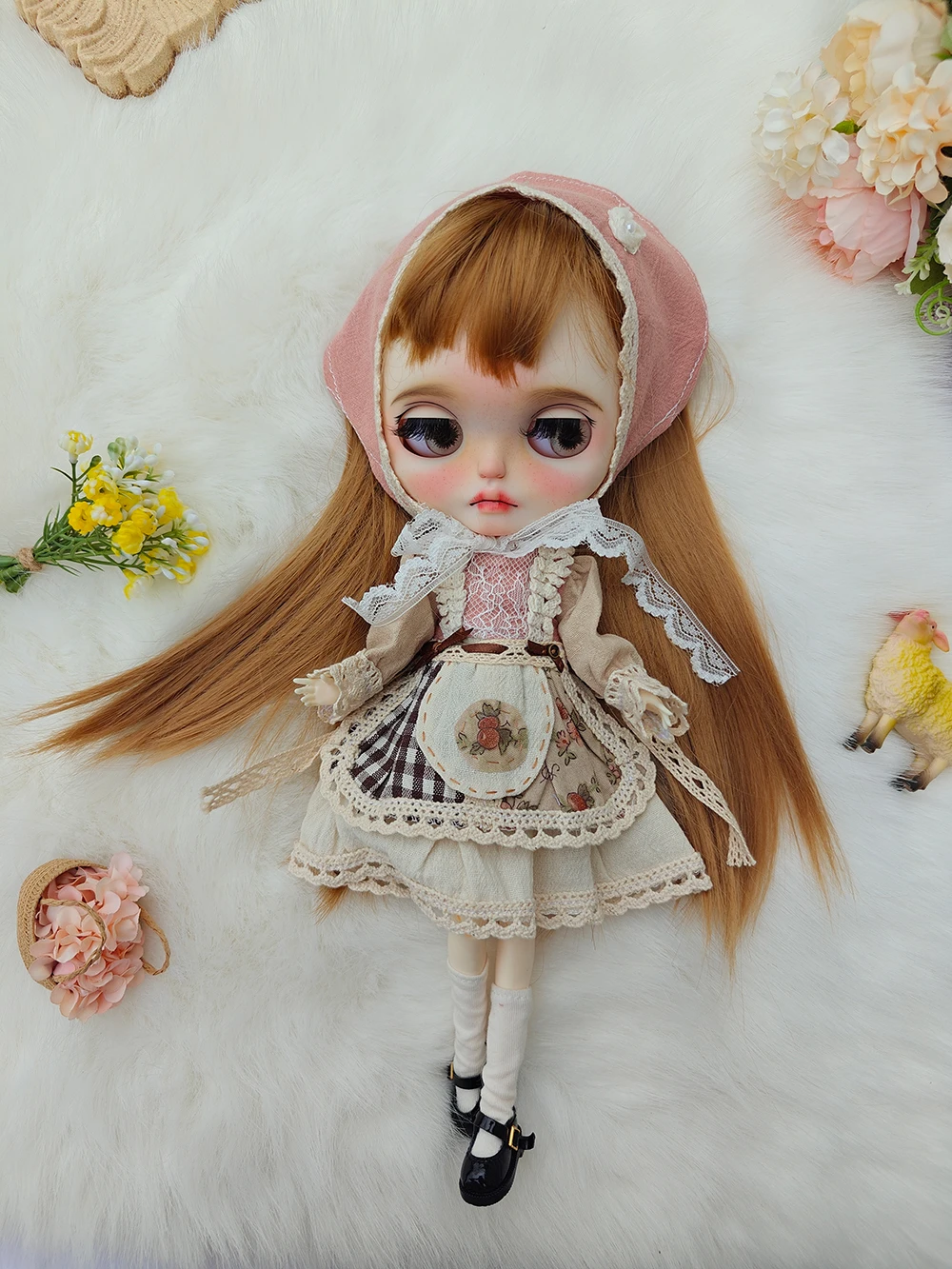 

Blythe doll clothes ob22 ob24 azone track suit handmade 28-30cm doll clothes doll accessories Dress blythe clothing