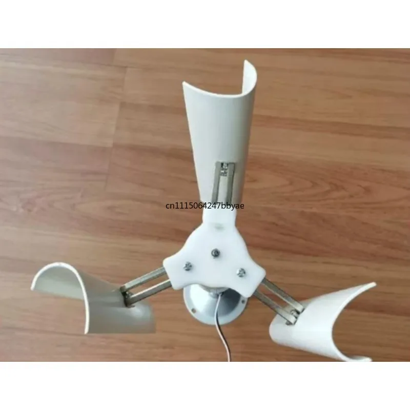Vertical Five-blade Wind Generator, Three-phase Permanent Magnet Brushless Low-speed Portable Windmill Power Tool