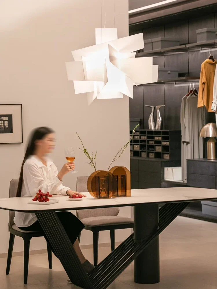 

Italian Foscarini BigBang Modern Simple Dining Room Living Room Study Designer Stacked Chandelier