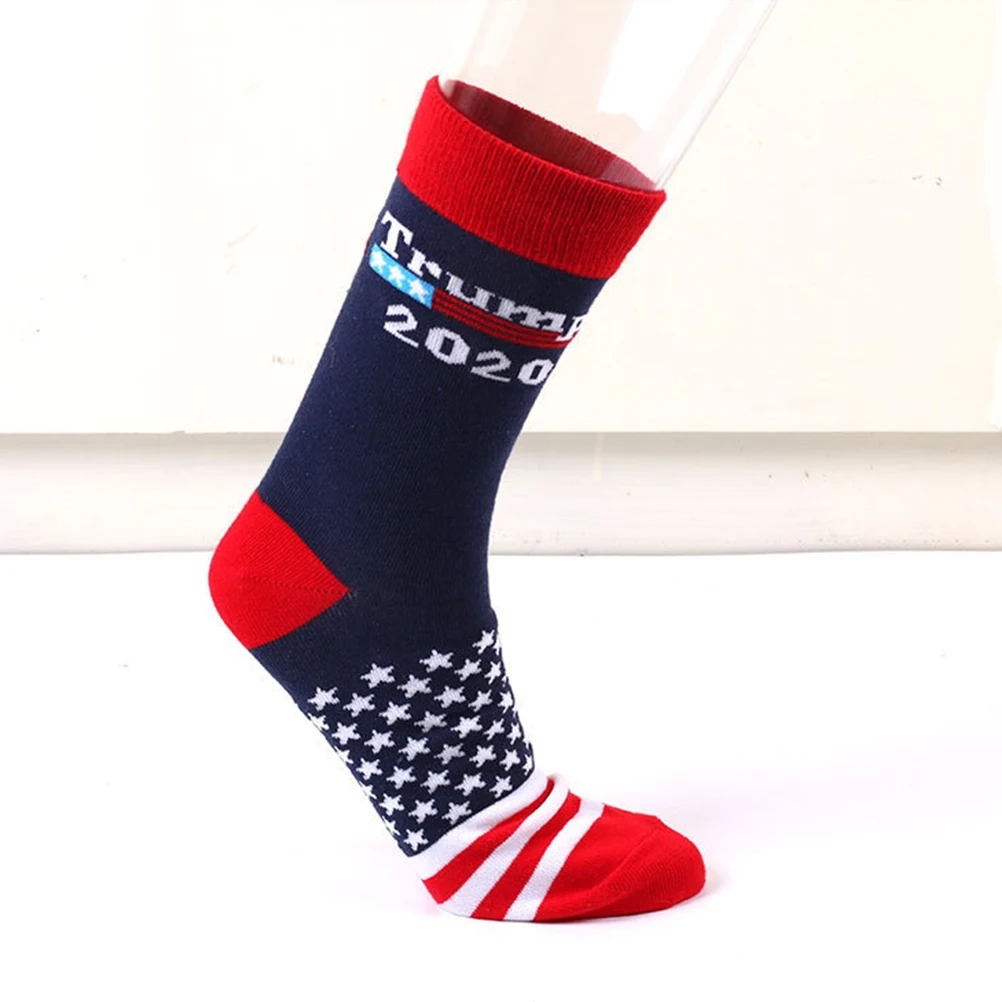 

2Pairs Men Socks Novel Athletes Short Sports Adult Casual Printing Striped One Size Fits Most Breathable Comfortable Elastic