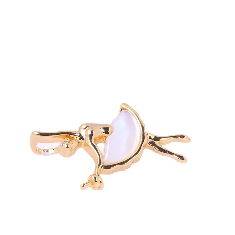 

1 пара подвесок-сердечек D233 с жемчугом, покрытых 14-каратным золотом, для самостоятельного изготовления украшений, с цепочкой, сохраняющей цвет (жемчуг в комплект не входит)