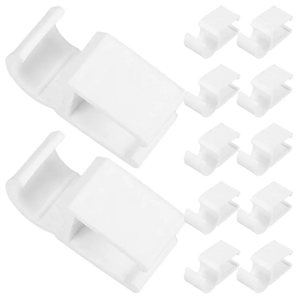 30 Pcs Pen Clip for Dry Erase Board Fixing Buckle Multipurpose Clips White Office Pencil