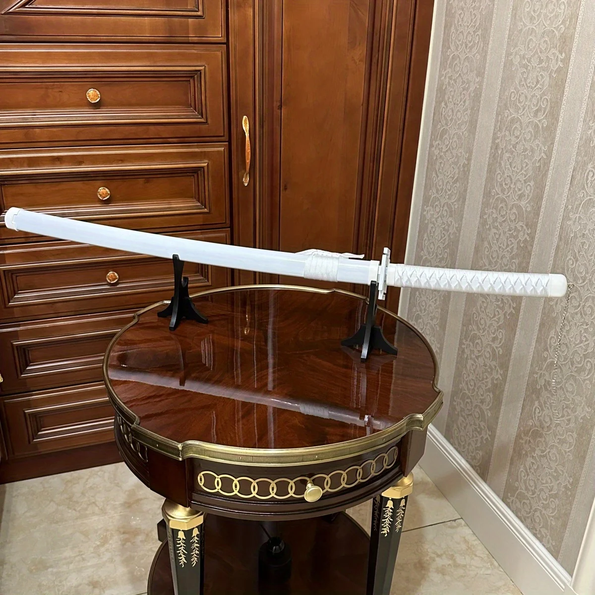 39.3인치 블리치 쿠로사키 이치고 나무 카타나 검 닌자 나이프 카타나 사브르 오리지널 사무라이 사브르 코스프레 액세서리 소품 장난감