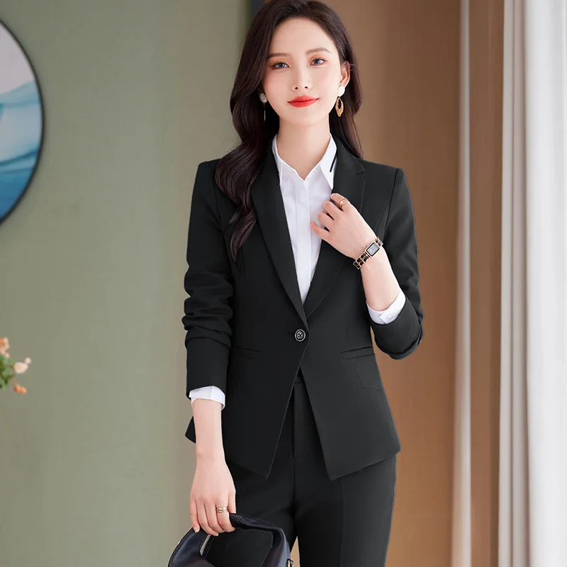 High-End Jewelry Hotel Great Hall Manager Store Manager Foreman Front Stage Work Wear Clothes Women's Suits Business Wear High-E