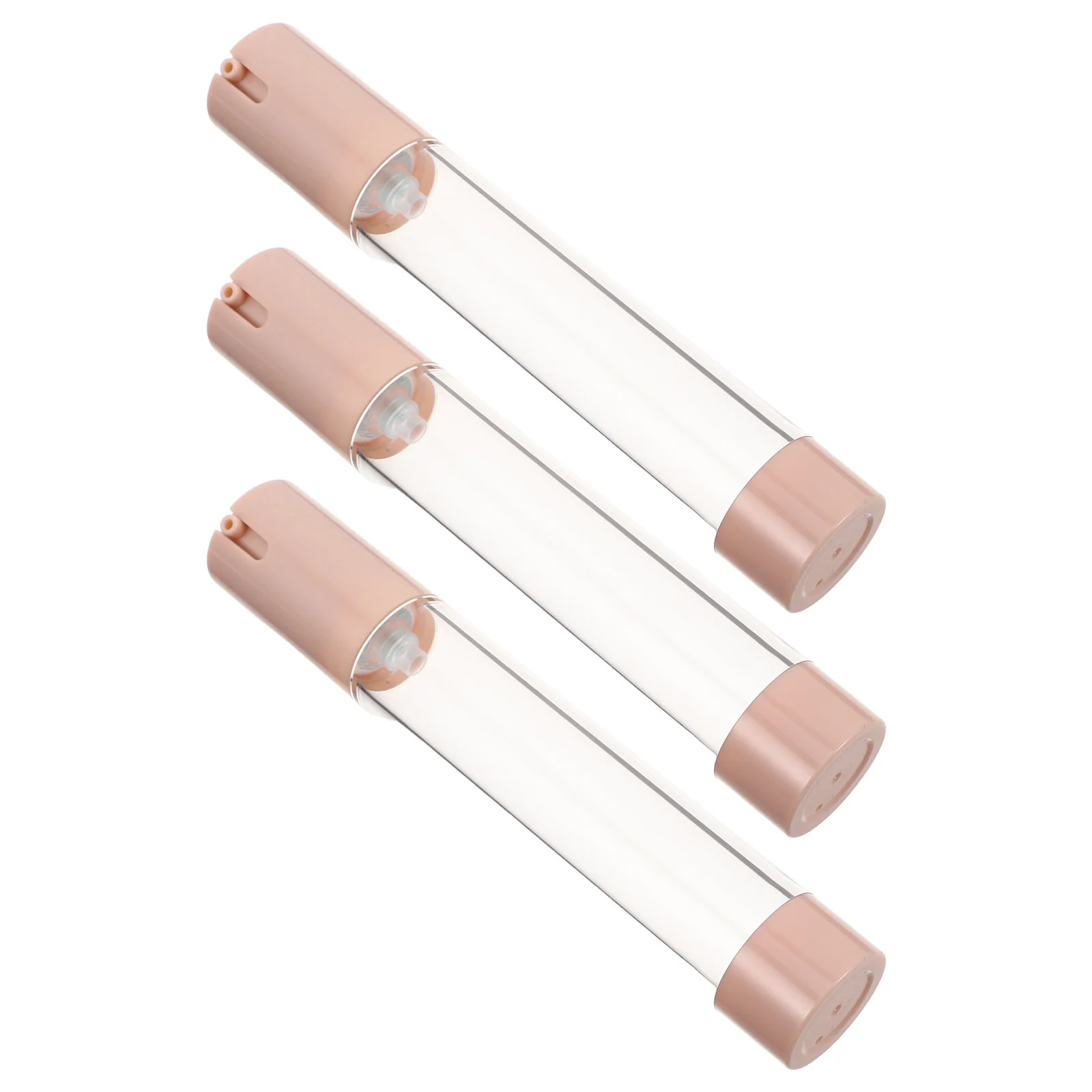 

3Pcs Leakproof Airless Pump Bottles Travel Portable Vacuum Lotion Cream Containers Refillable Pump Dispensers Travel Essentials
