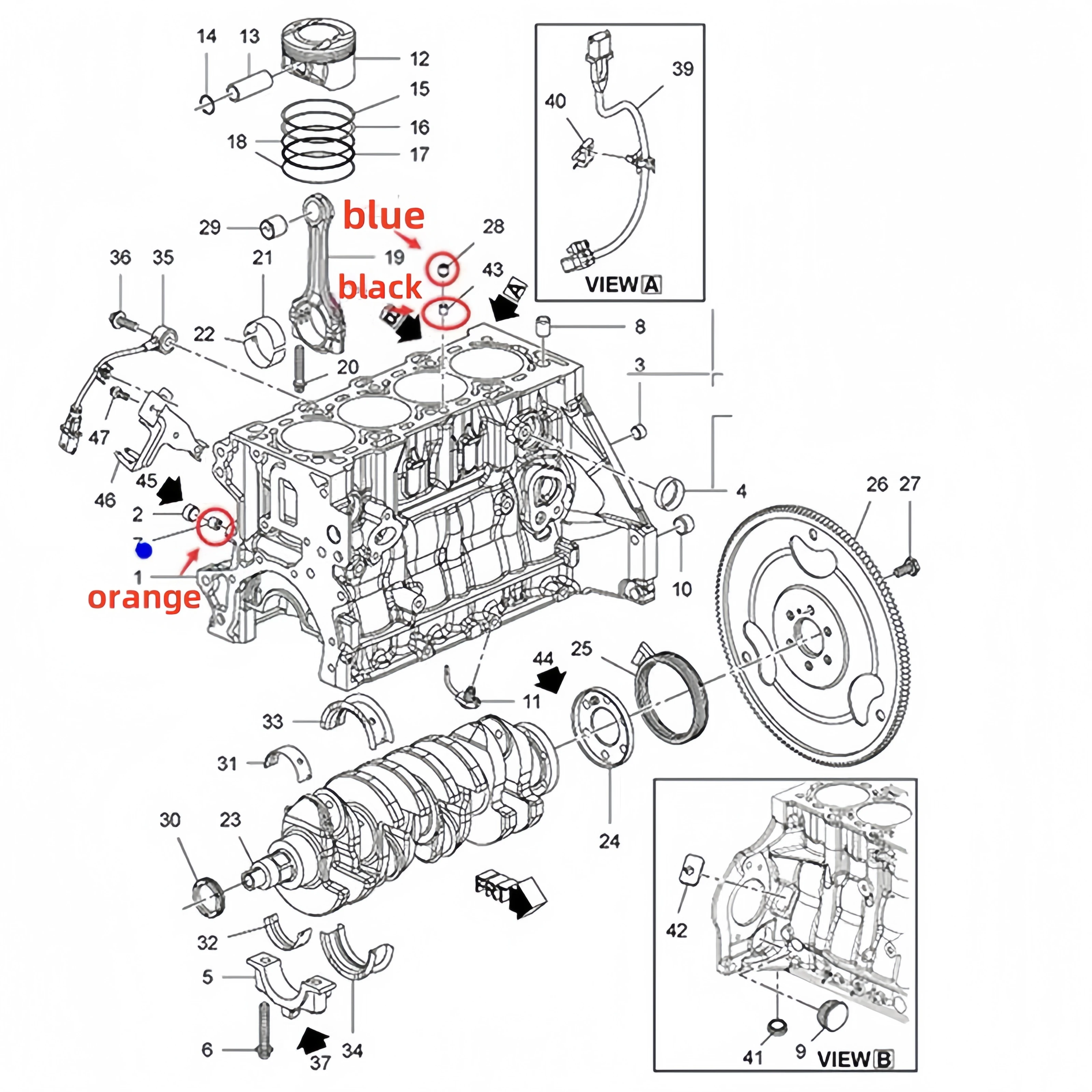 55556227 55563957 90530050 Suitable for Chevrolet Cruze Opel oil flow valve