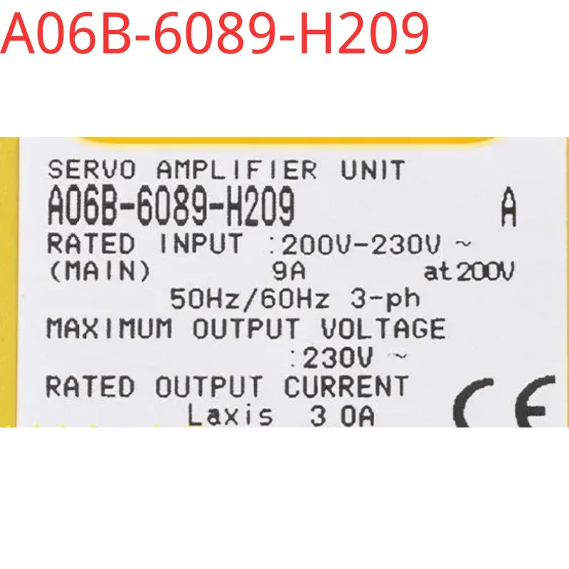 A06B-6089-H209 usado testado ok Servo Drive em boas condições