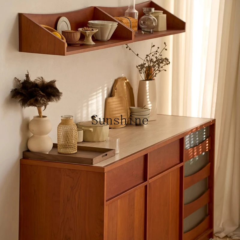 

Средневековая каменная плита из массива дерева, обеденный боковой винный шкаф, встроенный шкаф, высокий шкаф