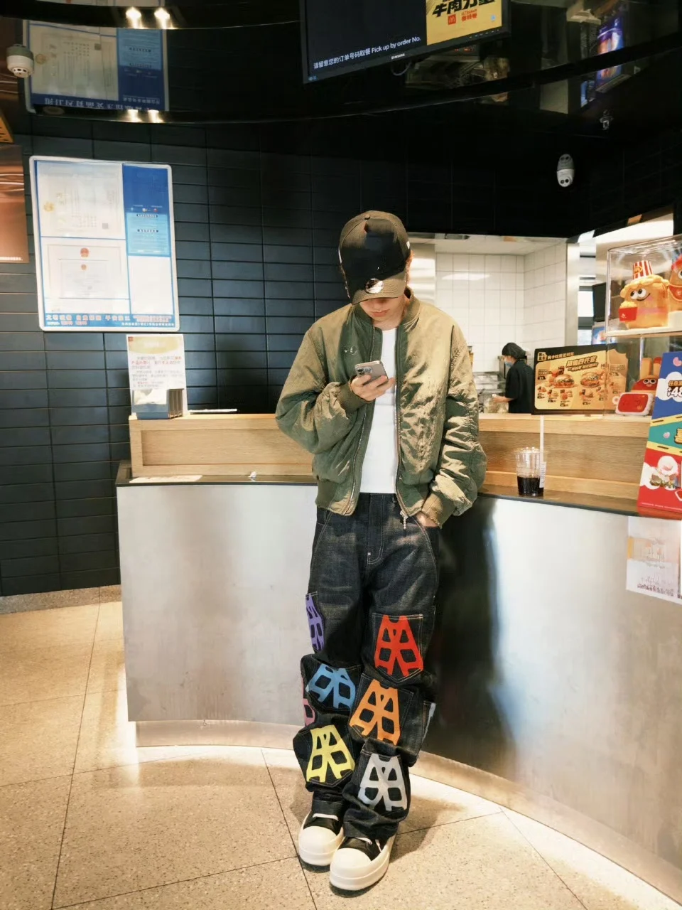 

Повседневная свободная мужская рабочая одежда Jaet, бейсбольное пальто в американском стиле ретро, универсальная верхняя одежда, молодежная модная смесь хлопка и шерсти