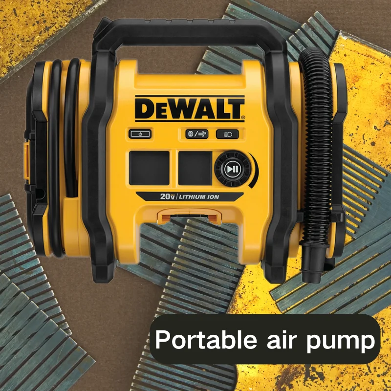 DEWALT DCC020IB Wiederaufladbare tragbare elektrische Kompaktluftpumpe für Autoreifen 160 PSI, keine Batterie