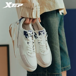 Xtep Skateboarding Shoes For Men 2024 Summer Comfortable Men's Sports Shoes High Street Vintage Lace Up Sneakers 876219310002