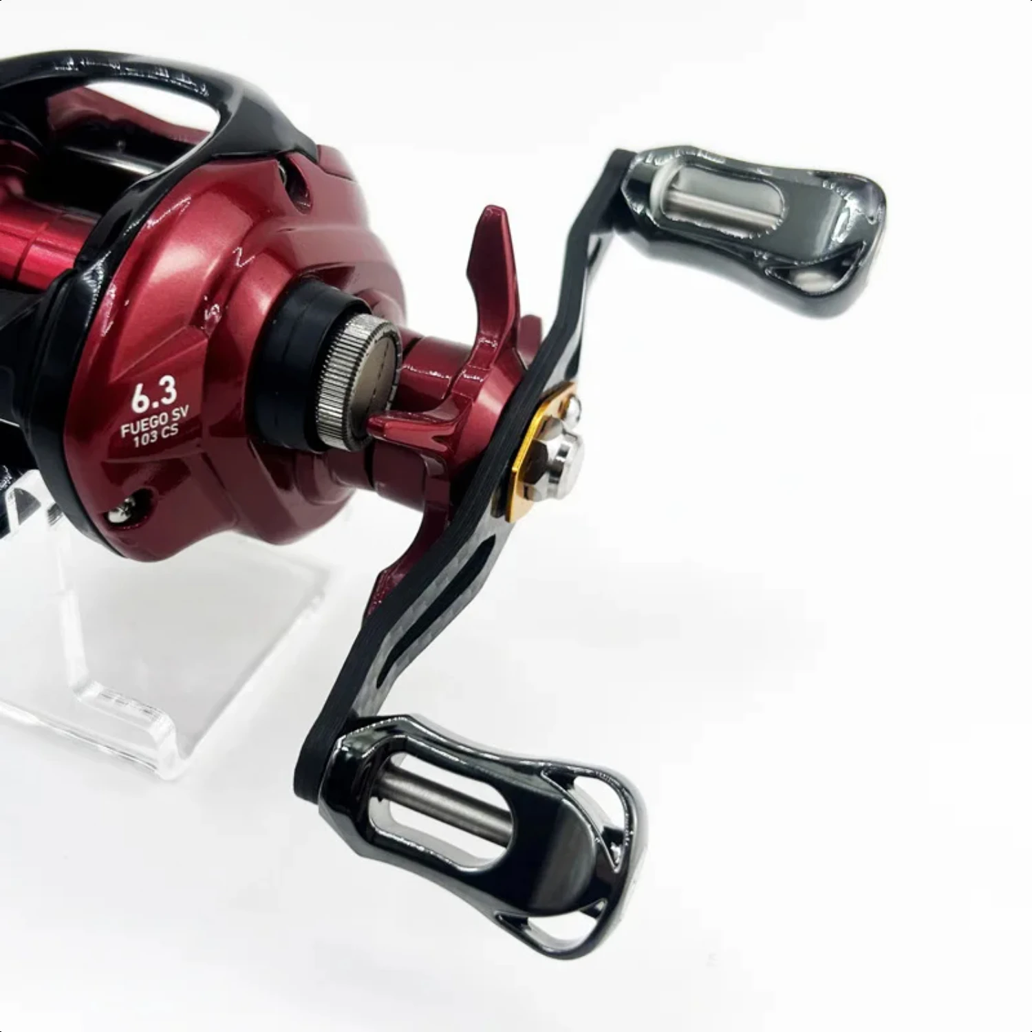 Enhance Your Fishing Experience with Superior DIY Carbon Water Drop Wheel Fishing Reel Handle for Maximum Performance and Durabi