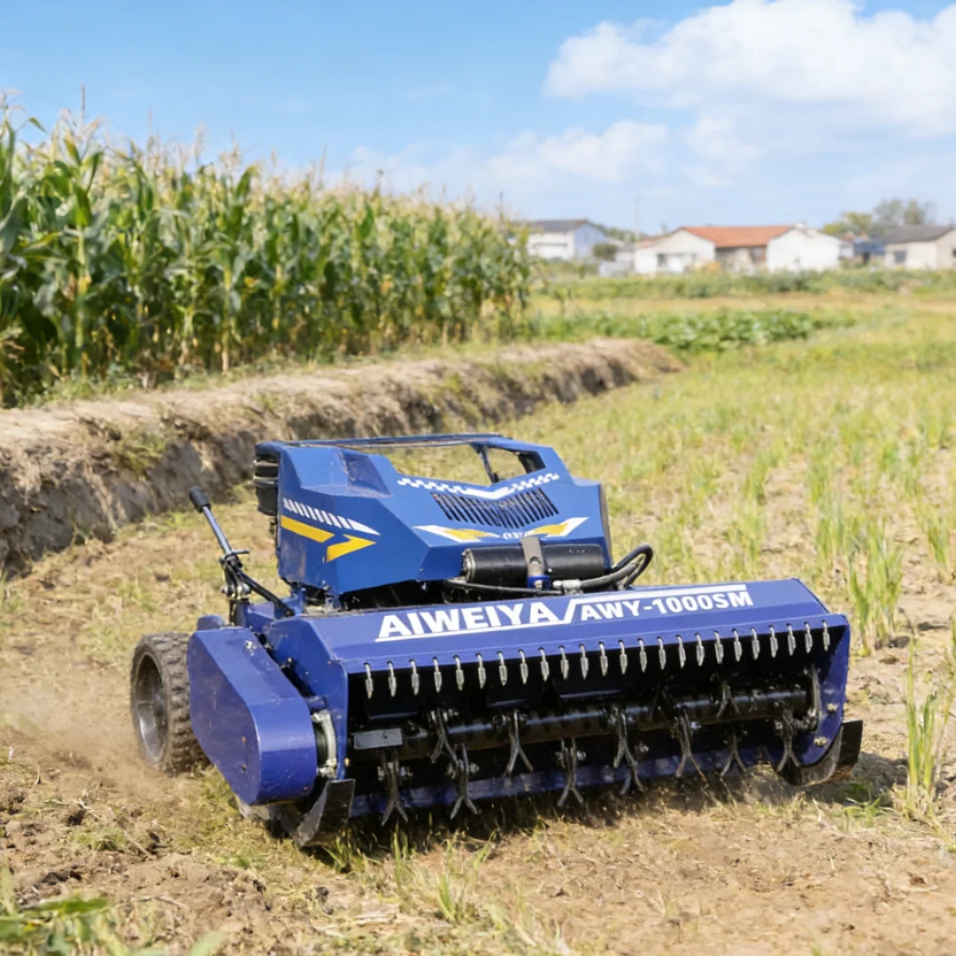 

Customized efficient automatic zero rotation lawn mower remote-controlled robot lawn mower, weed lawn mower