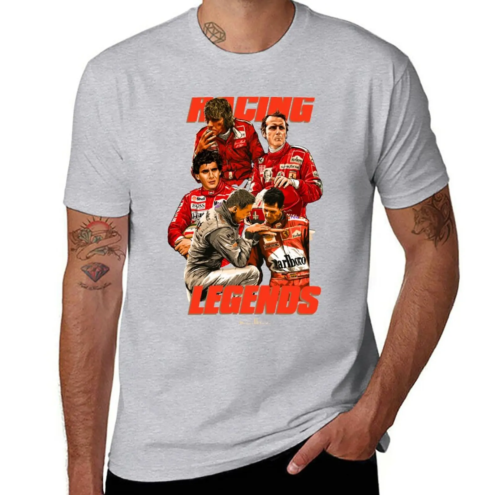 2025 New model Fashionable and Innovative NewRacing Legends T-Shirt sweat shirt plain t shirts men