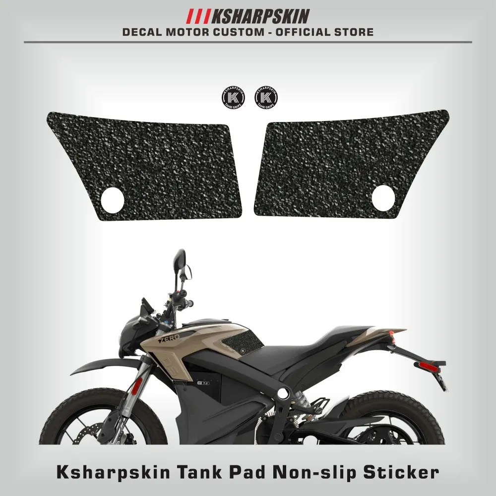 

Motorcycle protection pad tank grip fuel tank pad sticker gasoline knee traction side Non-slip decals for ZERO 13-19 DS 16- DSR