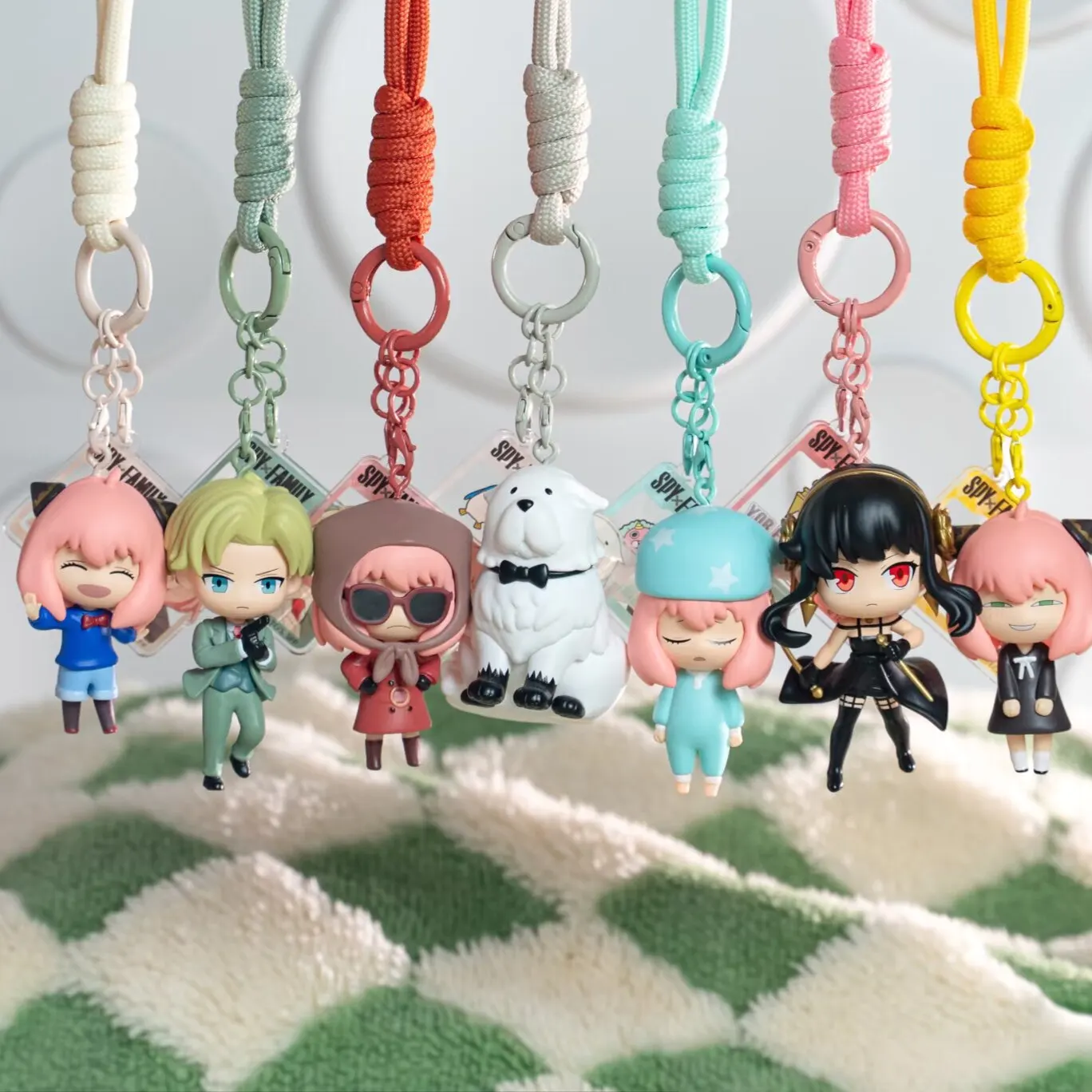 

Zhiwan Authentic Spy X Family Blind Box Keychain Q Version Cute Trendy Toy Anime Figure Pendant Doll Bag Ornament Girls Gift