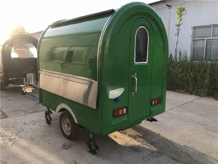 Mobile Food Cart Ice Cream Food Van Trailer for Snack Mini Street Food Car Kitchen Equipment Customized