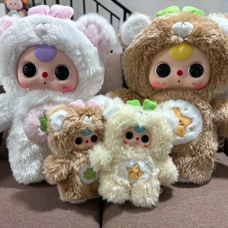 

1000% Baby Three Bear Guai Guai виниловое лицо плюшевая глухая коробка модные игрушки украшения мягкая подушка-компаньон кукла подарок на день рождения для девочки