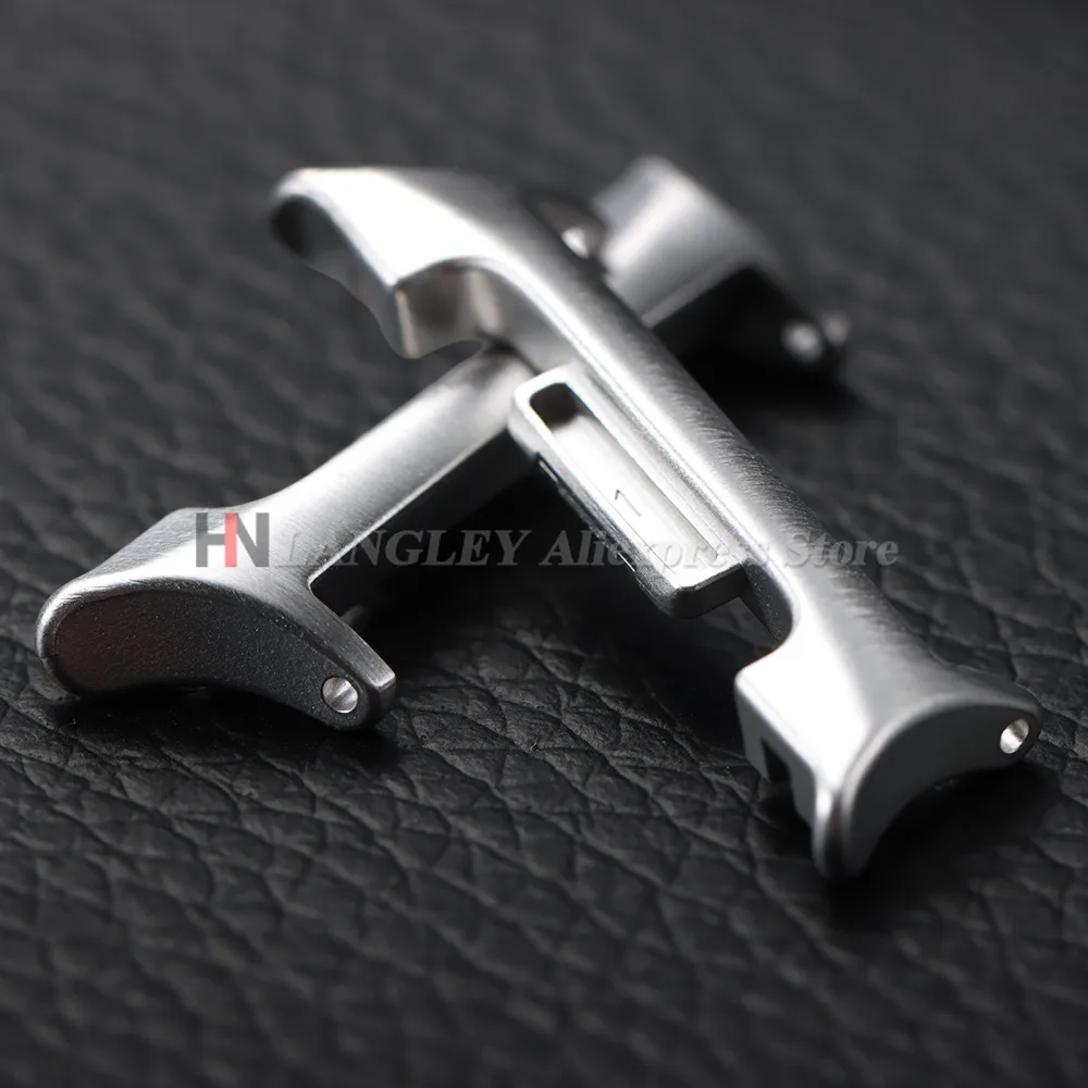 Adaptador de relógio para samsung galaxy watch 8 pulseira clássica conector de aço inoxidável para galaxy watch8 20mm 22mm acessório 1 par