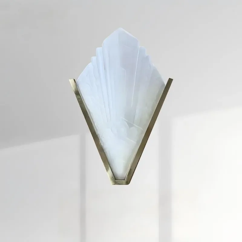 Modern Nordic Glass Wall Lamp Simple Design for Living Room Bedroom Aisle Corridor Background Decorative Lighting Fixture
