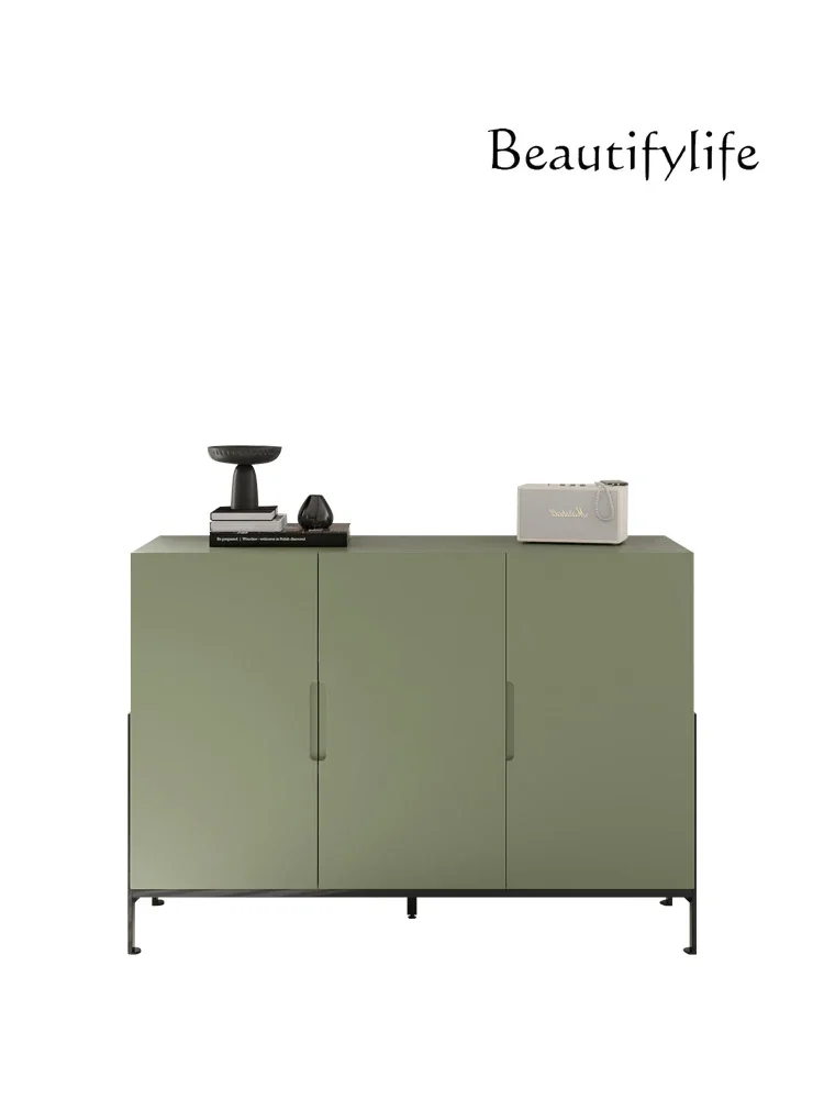 

muebles de salónItalian Shoe Cabinet Nordic Light Luxury Home Decoration Shoe Changing Cabinet Modern Minimalist Hallway Storage