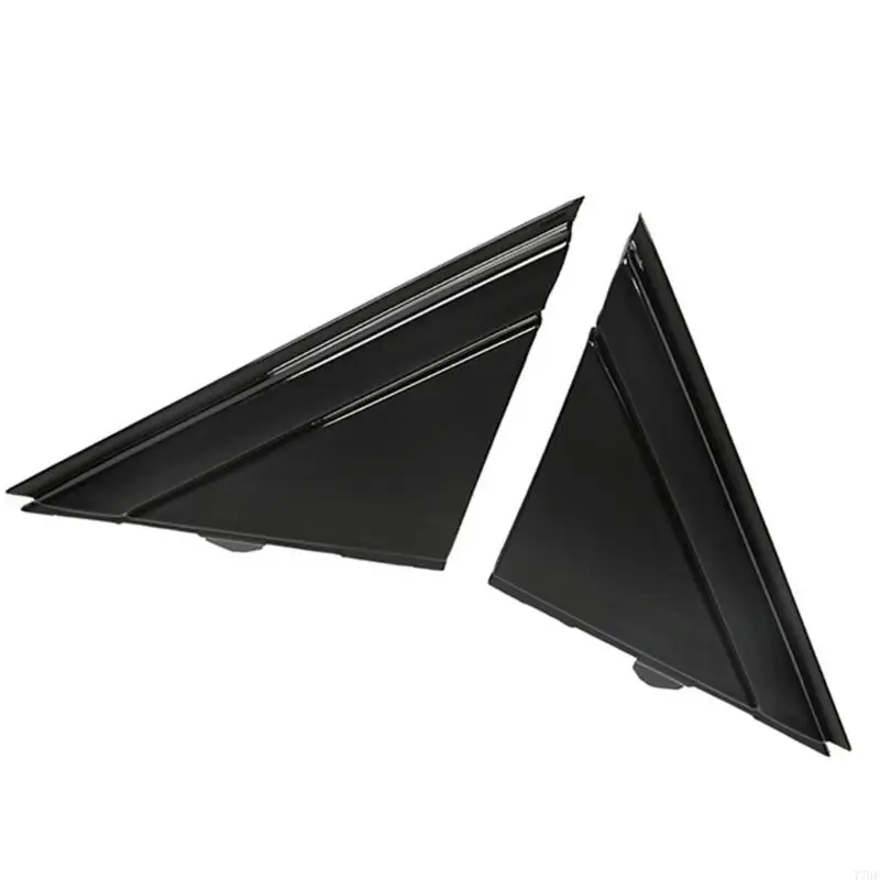 

77HF Door Mirror Cover Moldings For Rear Mirror Triangle Trim Plate 2x