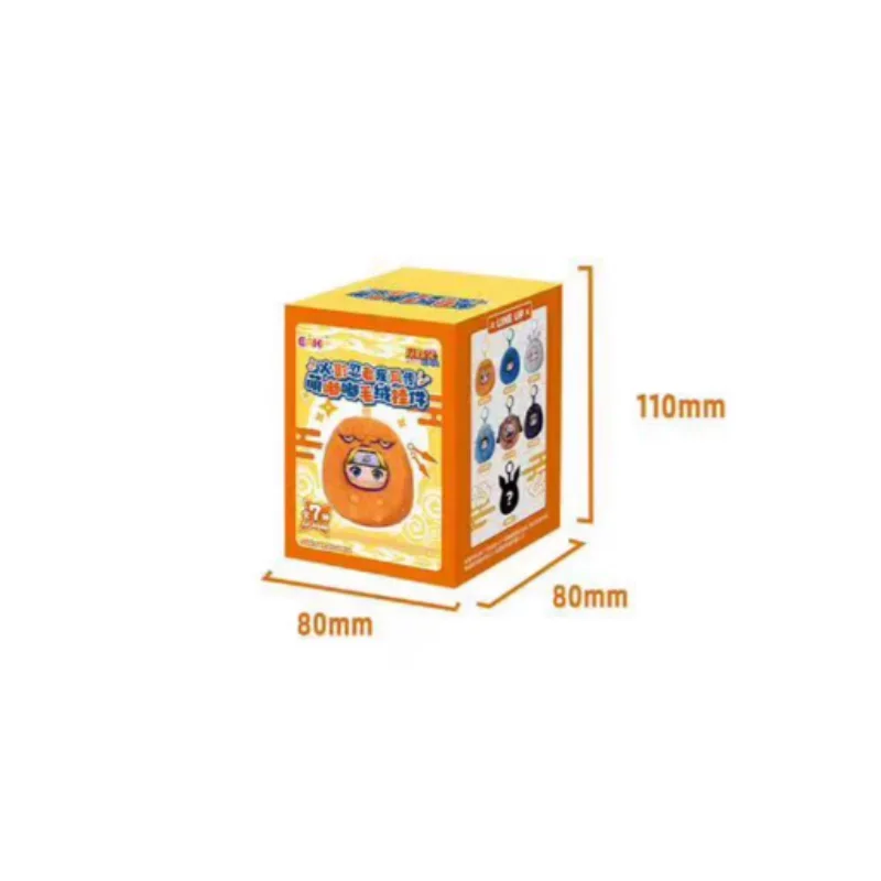 Shippuden lindo colgante de felpa caja ciega Uchiha Sasuke mochila adorno muñeca regalos peluche adorno hecho a mano colección de juguetes