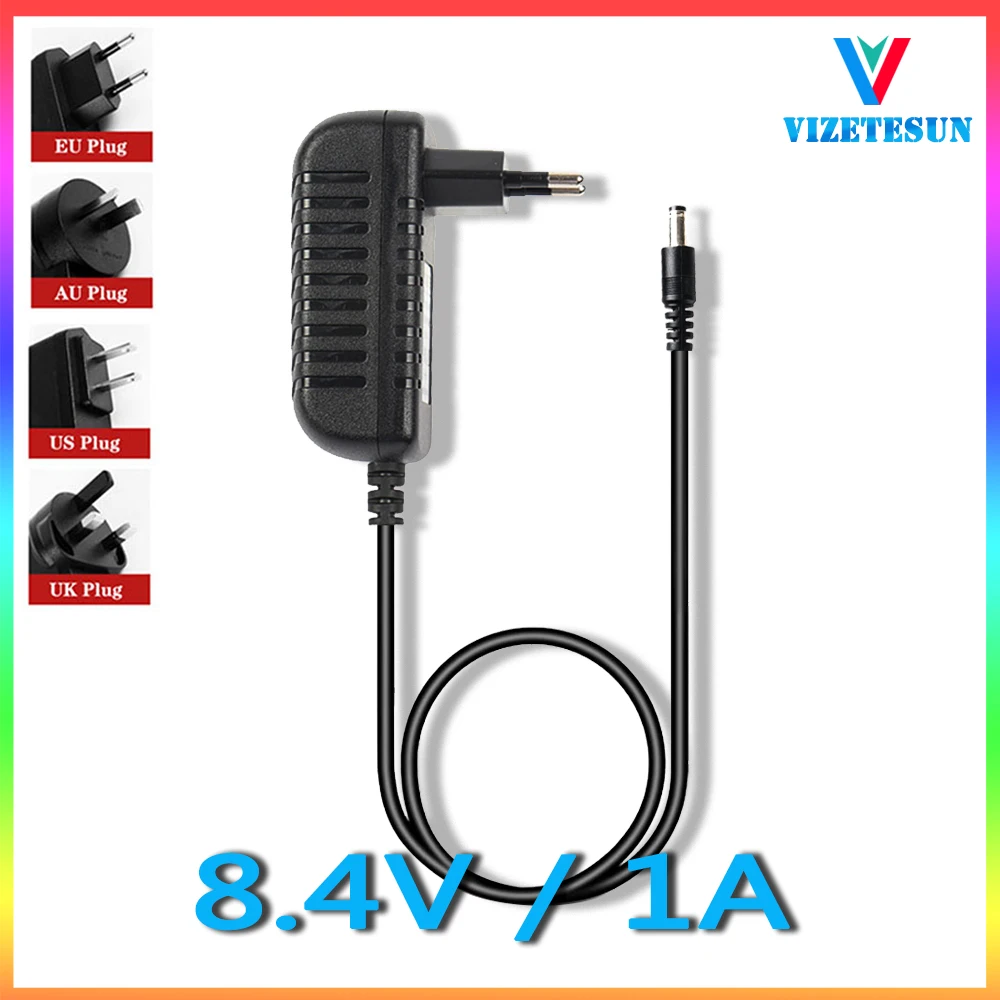 Suitable For Massager Fascia Gun 8.4V 1A 1000ma Charger Cable Power Adapter Cable