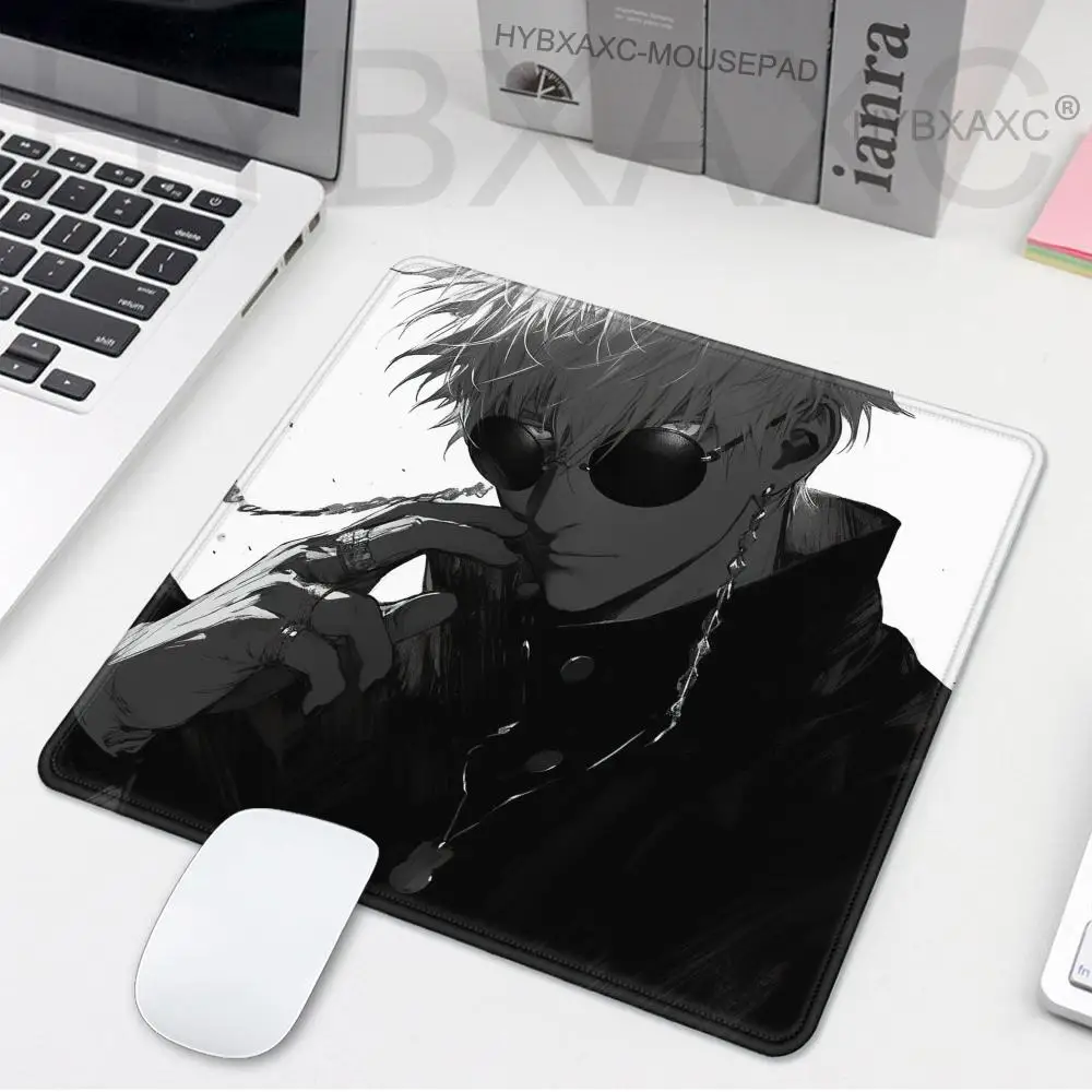 Japan Anime Mouse Pad Laptop 45×40 Black And White Desk Mat PC J-jujutsu K-kaisen Manga Mousepad XS Satoru Gojo Keyboard Rug Mat