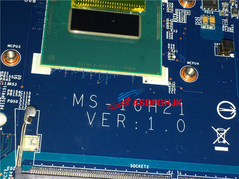 GENUINE MS-16H2 MS-16H21 MOTHERBOARD For MSI GS60 I5-4210HQ AND GTX860M  100% Works Perfectly