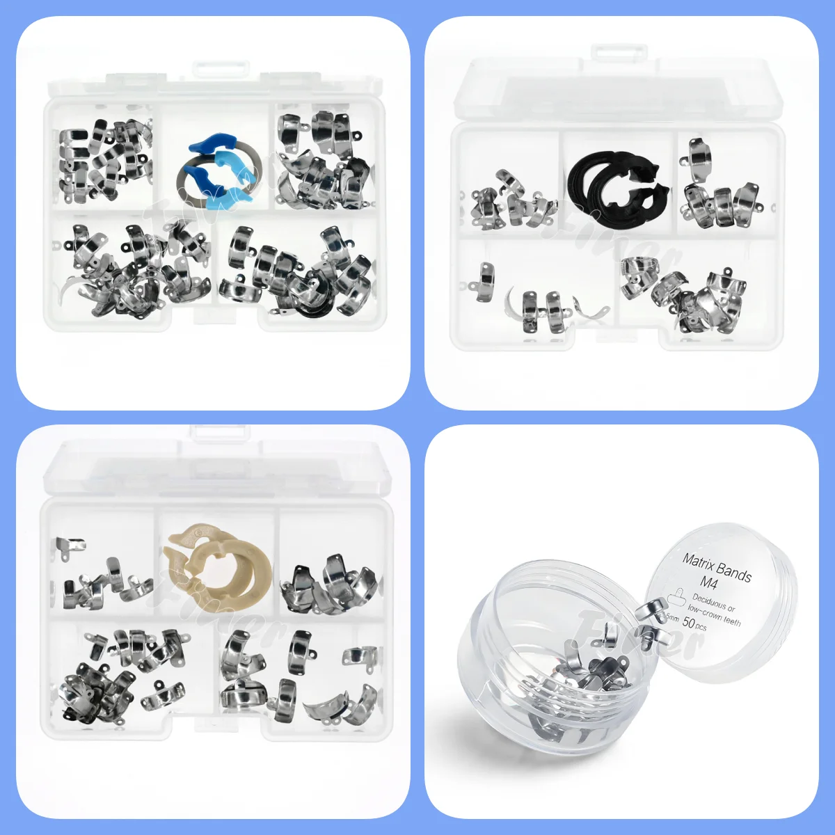 

Dental Matrix Band Niti Seperate Clamp Clip Ring Dental Sectional Matrix System Dental Matrices Dentistry