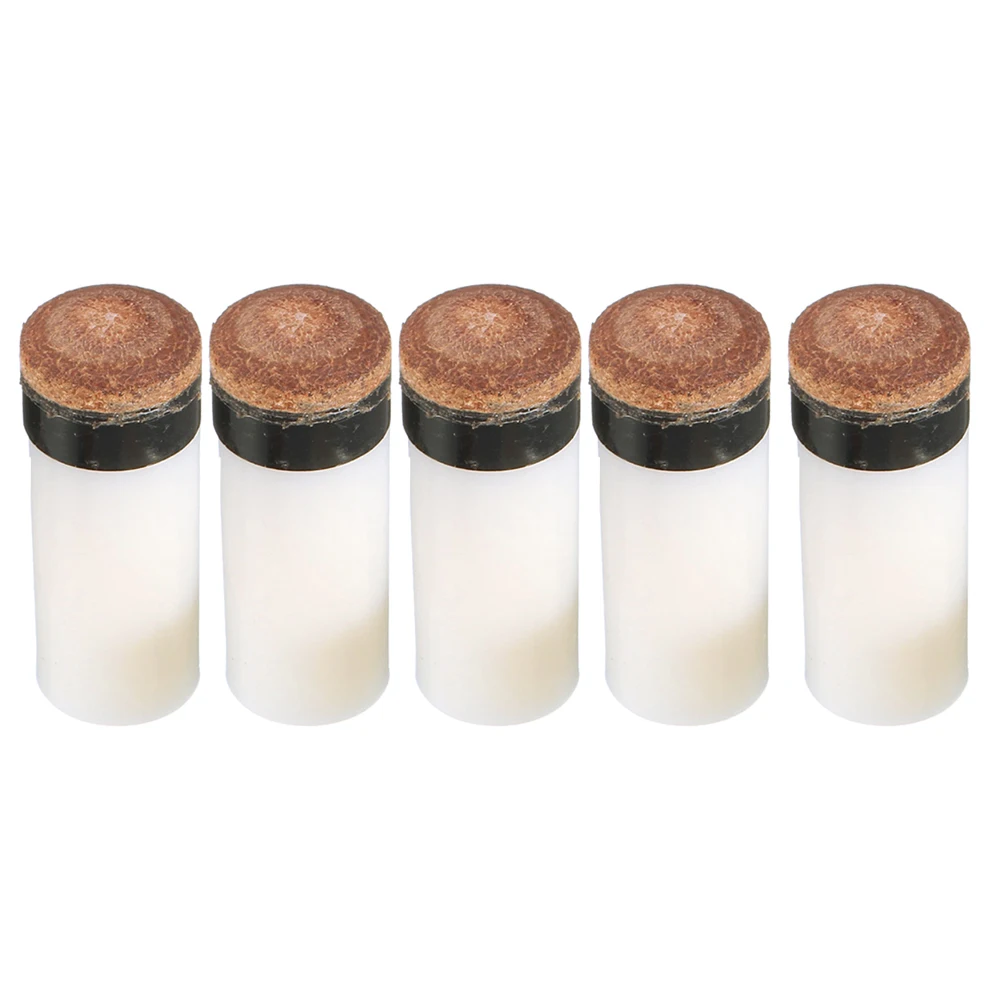 5 قطعة عصا البلياردو مسمار لولبي الرأس على 12 مللي متر البلياردو القطب نصائح السنوكر نادي رئيس مع 5 الحلقات جزء بركة إكسسوارات رياضية #1