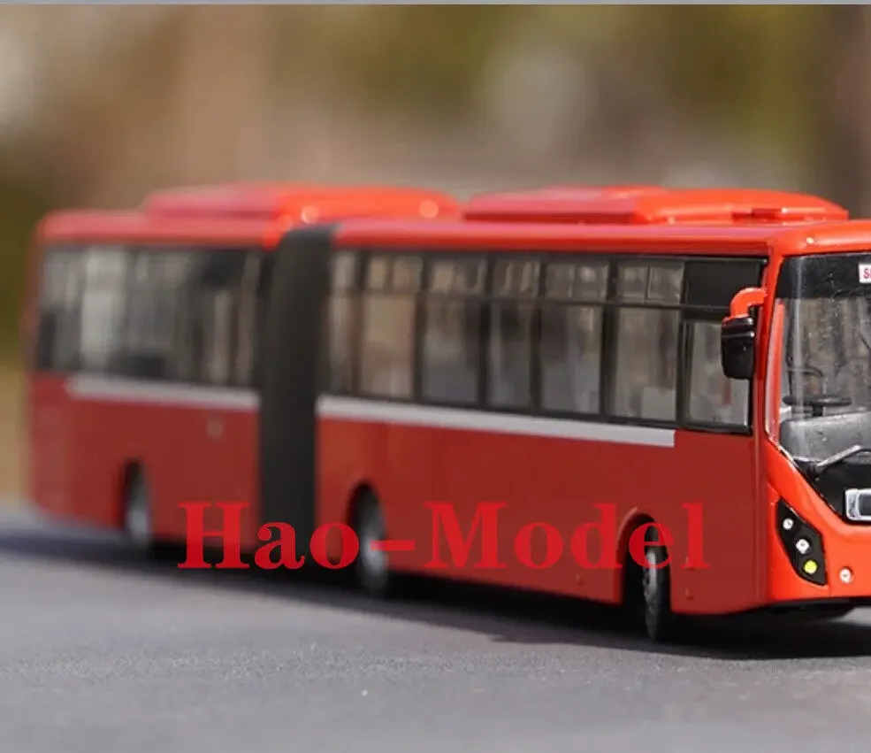 1/64 For SUNWIN BRT Bus Model Alloy Diecast Bus Model Boys Girls Toys Kids Gifts Hobby Display Ornaments Collection Orange