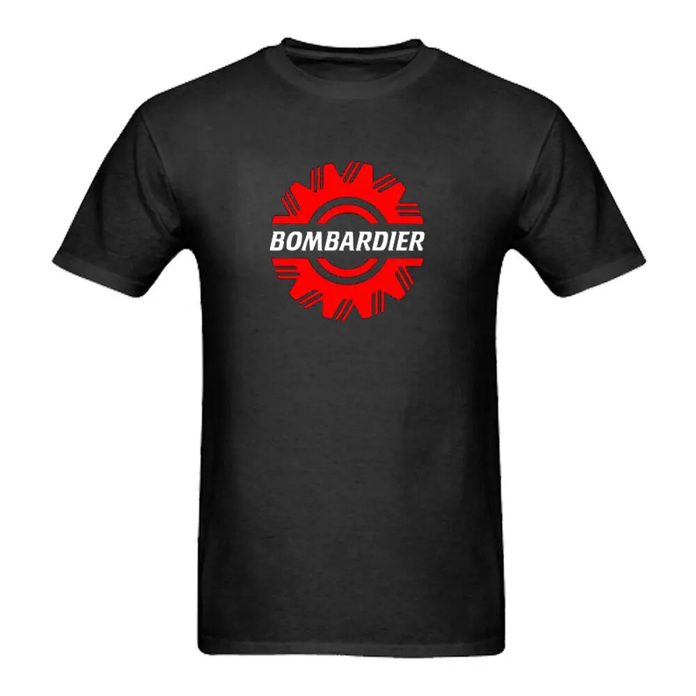 Bombardier Ski-Doo Snowmobiles T-Shirt Sz S - 3XL Logo Men's Black