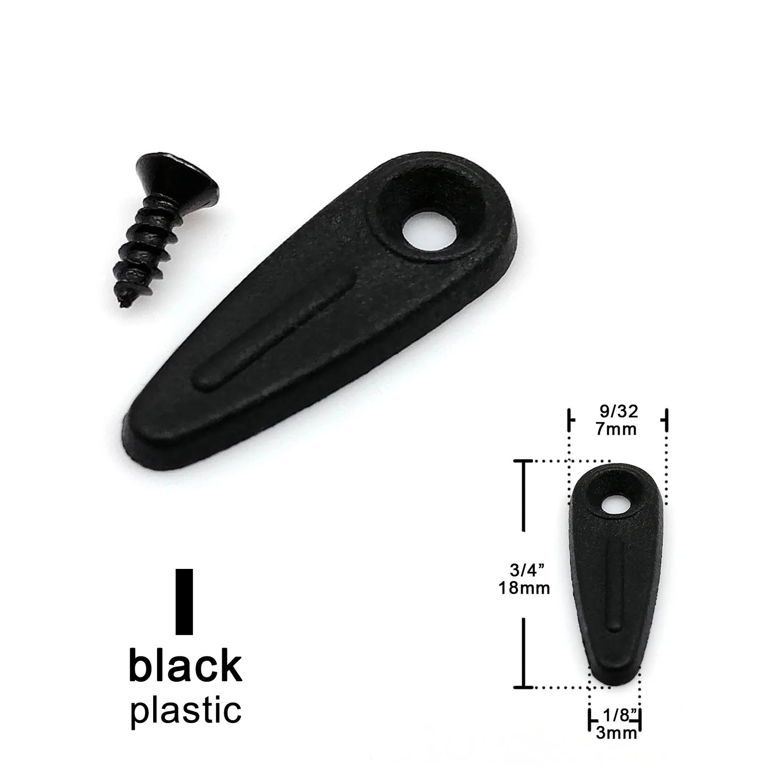 50 Stück Golden Black Clear Metal Plastic Picture Photo Mirror Scrapbook Frame Backboard Turnbutton Turn Button Rotating Fixing Brad – Detail 10