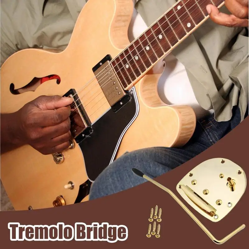 

Tremolo Bridge For Electric Guitars Electric Guitar Bridge Zinc Alloy Tailpiece Replacement Vintage Musical Instrument Parts For
