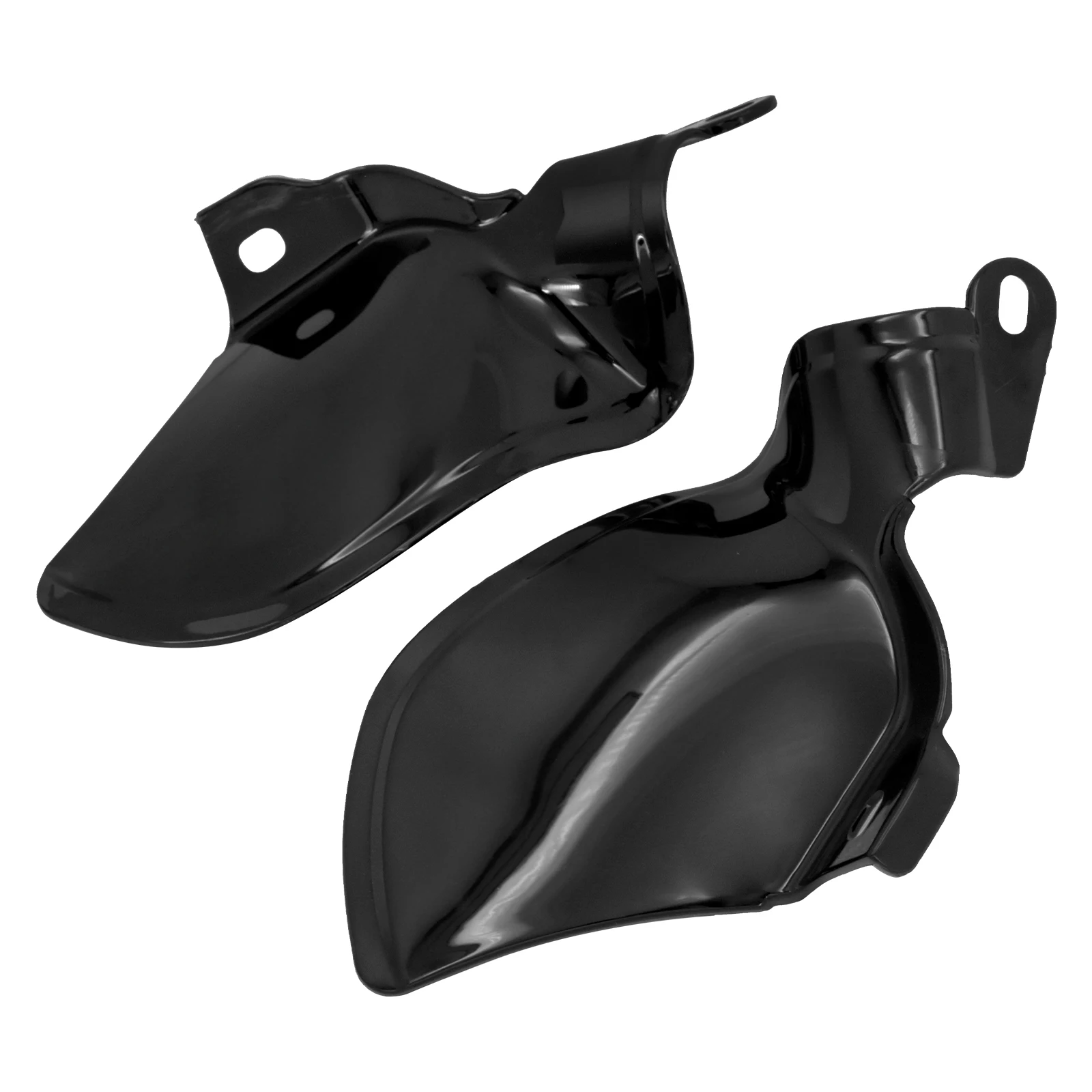 Boucliers de selle réfléchissants noirs brillants pour moto, déflecteur de chaleur d'air pour Harley Softail Breakout Fat Boy Slim Street Bob 18 – 2022