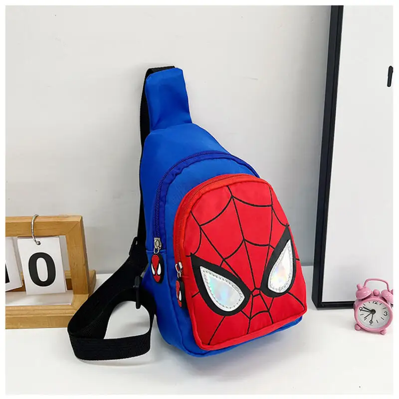 Disney Marvel New Children\'s Shoulder Backpack Spiderman Pattern Large Capacity Bag Casual Student Boys Girls Bag