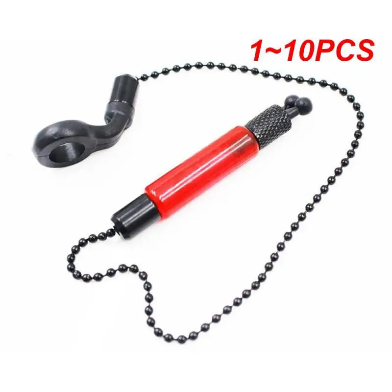 

1~10PCS Fishing Alarm Swinger Steel Chain Steel Aluminum Set Swinger Carp Fishing Indicator 4 Color Bite Alarm Fishing Tools