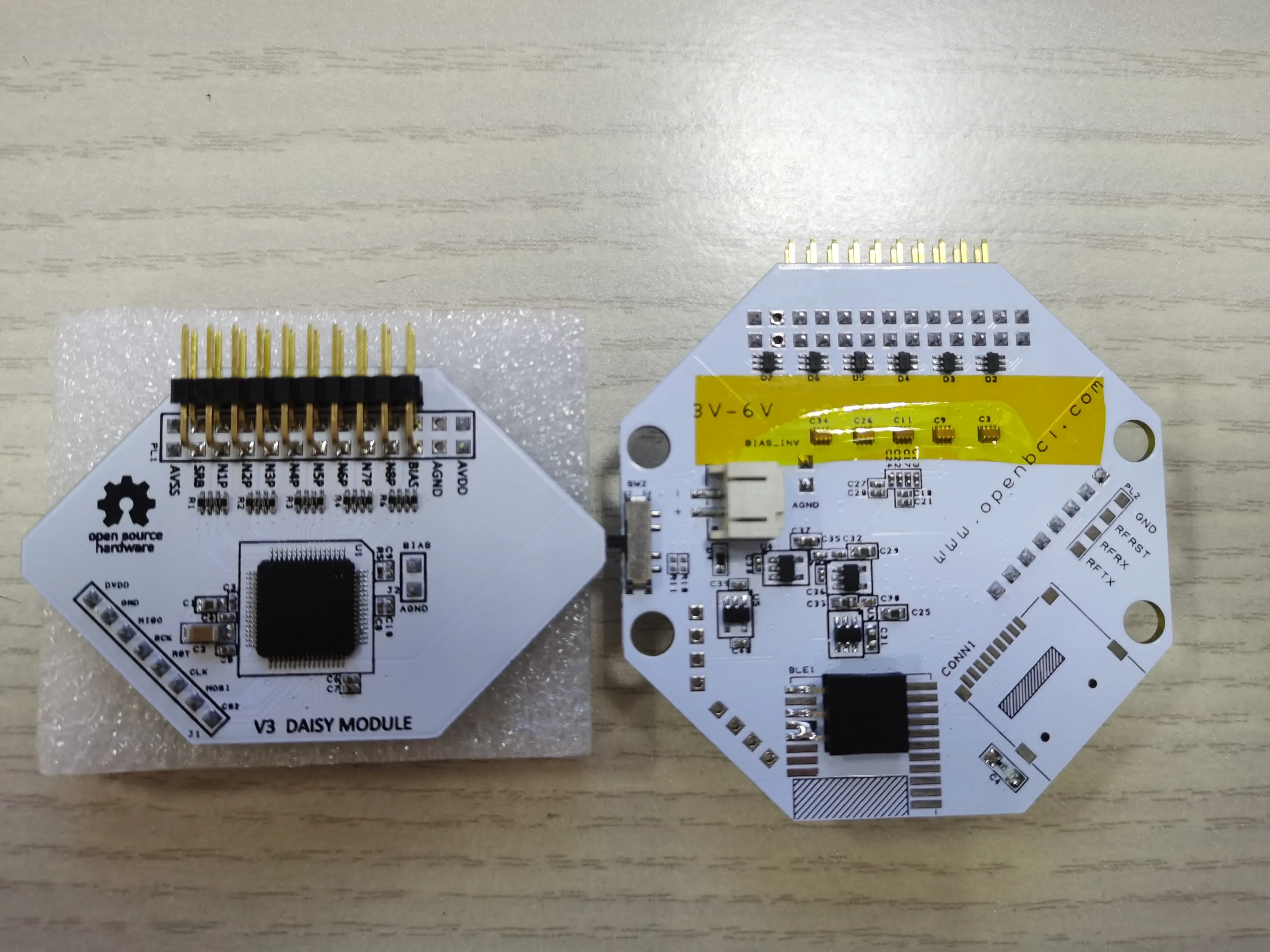 OpenBCI  V3 compatible Open Source Arduino EEG Brain Wave Module -8 or 16 Channels -  Cable Version