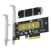 Adaptador PCIe M.2 con disipador térmico M.2 para SSD NVMe, interfaz PCIe 4.0 X4